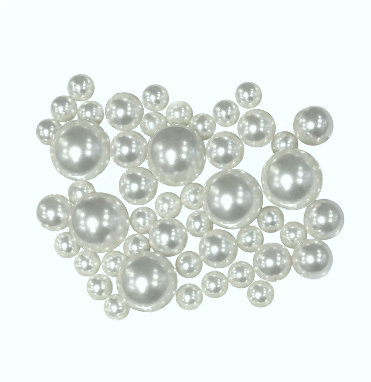 50 Floating White Pearls-Shiny-Fills 1 Gallon of Floating Pearls & Transparent Gels For Floating Effect-With Exclusive Measured Gels Prep Bag-Option: 3 Submersible Fairy Lights Strings