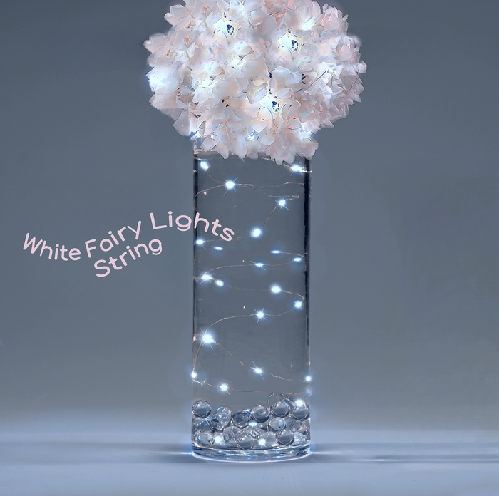 30 Led Fairy Lights on Each String- 3 Strings- Submersible String & Battery- Exclusive Garlands for Vases- Choice of Cool White or Warm White Glow