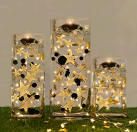 Transparent Water Gels Premeasured Kits-Each 1 Pkt Fills 1 GL of Gels for Floating Your Vase Decorations-No Guessing! Best Results-Not Including Pearls