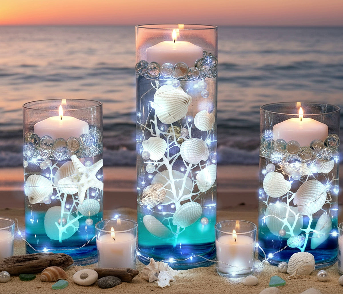 Transparent Wter Gels Packet-Fills 1 GL of the Transparent Gels for the Floating Effect for Your Vases-Not Including Pearls